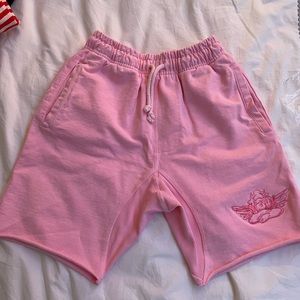 Pink Boys Lie Sweatshorts
